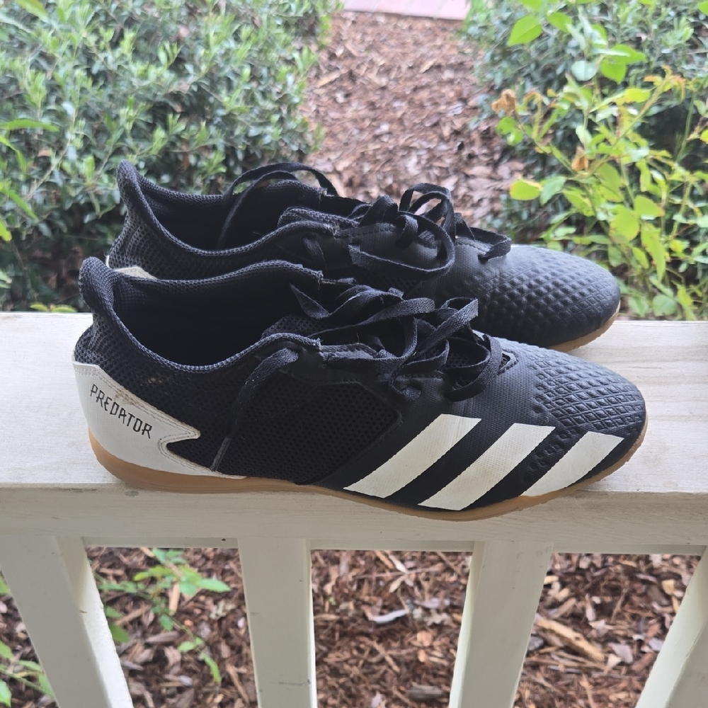 Adidas Kids Black and White Sneakers